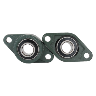 NISK外球面带座轴承UCFL204FL205FL206FL207FL208FL209菱形固定座