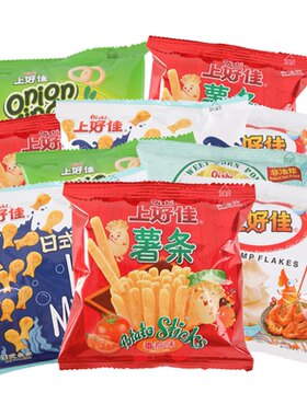 上好佳鲜虾片袋装网红零食大礼包