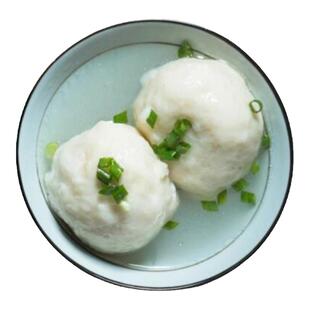 福州鱼丸福建特产 手工包心黄岐小鱼圆现做现发 连江淡水鮸鱼鱼丸