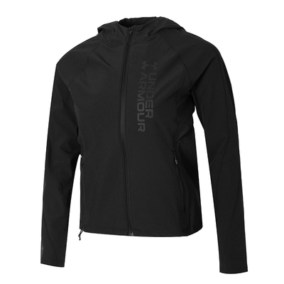 安德玛女子连帽夹克外套梭织