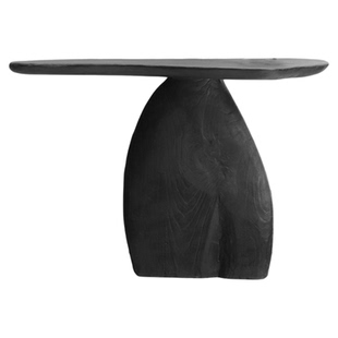 Ni尼家侘寂风玄关桌实木入户门厅桌中古民宿走廊过道艺术端景条案