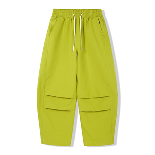 八度丘户外软壳冲锋裤登山弯刀宽松工装裤女防风防水加绒滑雪裤男