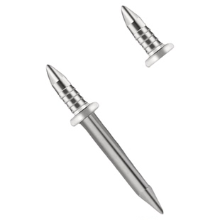 双向无痕钉羊角钉实木踢脚线钉子木工单头双头无头钉反扣两头尖钉