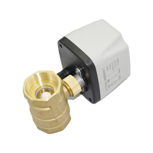 电动二通阀球阀空调风机盘管控制阀DN20 25 32 40 50DC24V12V220V