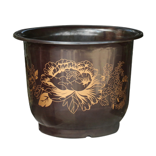 加厚塑料花盆特大号特价清仓高端仿陶瓷树脂花开富贵大花盆送托盘