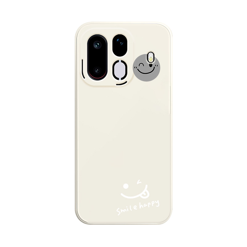 适用一加 Ace7手机壳新款1+Ace7pro液态硅胶保护套oneplus镜头全包防摔超薄软壳男女生个性创意卡通网红笑脸