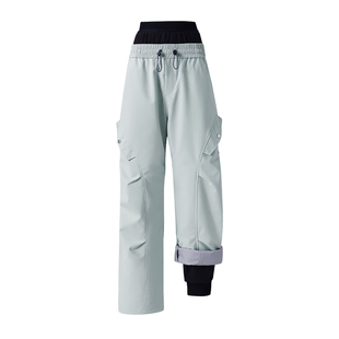 东北三合一冲锋裤男女加绒加厚防风防水哈尔滨滑雪裤防寒保暖棉裤