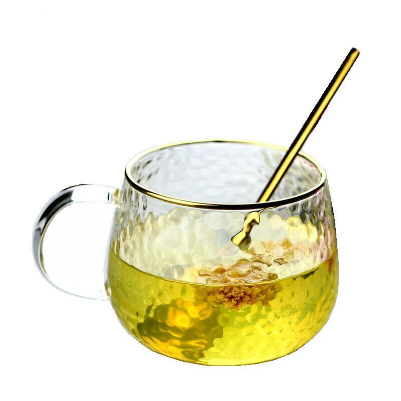 精致早餐杯玻璃水杯花茶杯牛奶杯