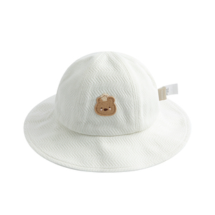 【呼呼棉】麦拉贝拉婴幼儿渔夫帽宝宝春秋外出帽子宽檐遮阳帽纯棉