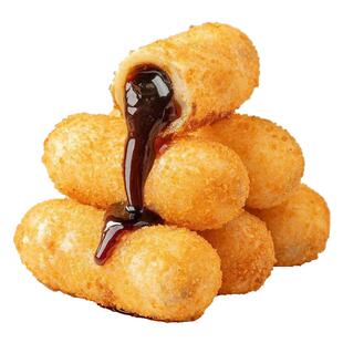 10盒100根红糖爆浆糍粑年糕油炸火锅店同款流心小吃点心半成品