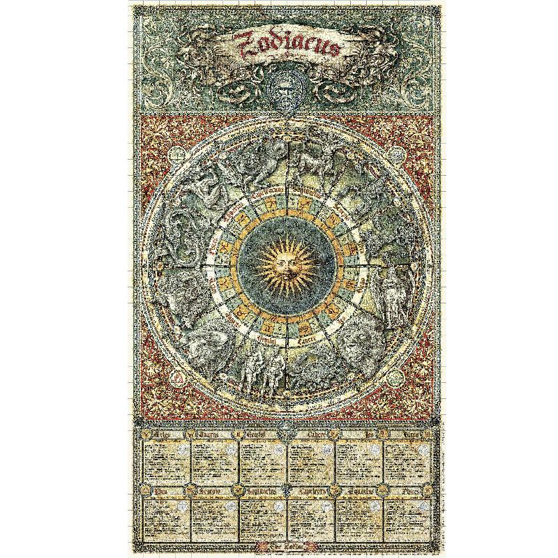 米开朗纸质益智礼物十二星座拼图