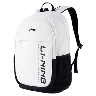 李宁大容量双肩包书包初中生女背包学生运动包休闲包新款男女同款