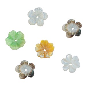 天然贝壳花配件碟贝贝壳片花片手工diy自制耳环头饰簪子发簪材料