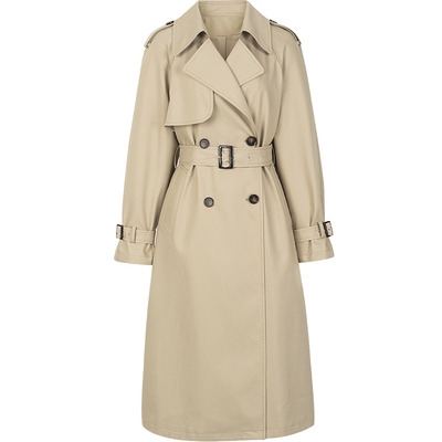 衣香丽影免烫抗皱风衣女中长款