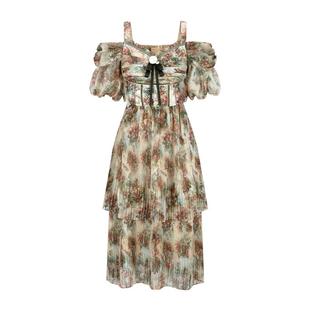 华服系列-巴黎河畔LULUALWAYS【商场同款】优雅连衣裙