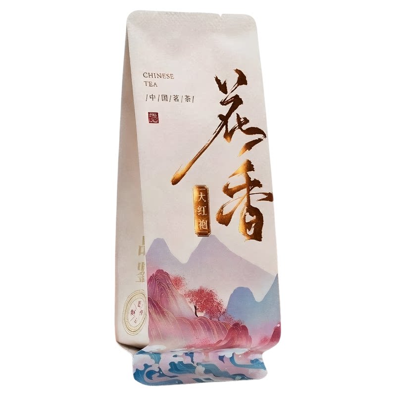 正岩花香大红袍乌龙茶叶盒装125g