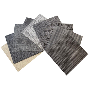 办公室拼接方块地毯台球厅写字楼卧室客厅商用地垫公司直播间PVC