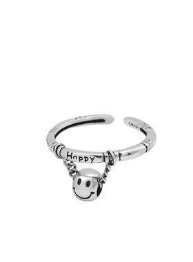 复古ins冷淡风链条饰品开口戒指