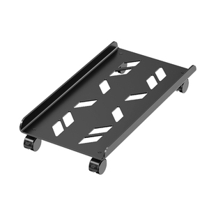 台式放电脑主机托架移动大号机箱底座滑轮托盘架子支架桌下置物架