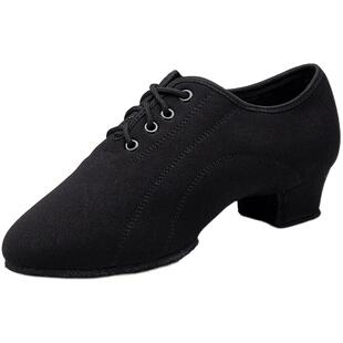 舞世霸秋冬专业女童拉丁舞鞋儿童女孩舞蹈鞋中跟软底跳舞鞋练功鞋