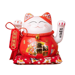 招财猫摆件开业自动摇手招手吧台乔迁入户客厅八方来财前台发财猫