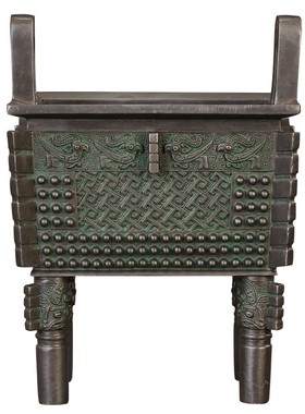 青铜器方鼎仿仿古青铜器商务