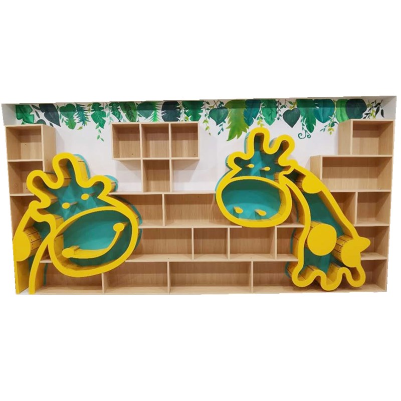 幼儿园绘本馆阅读区书柜展示架