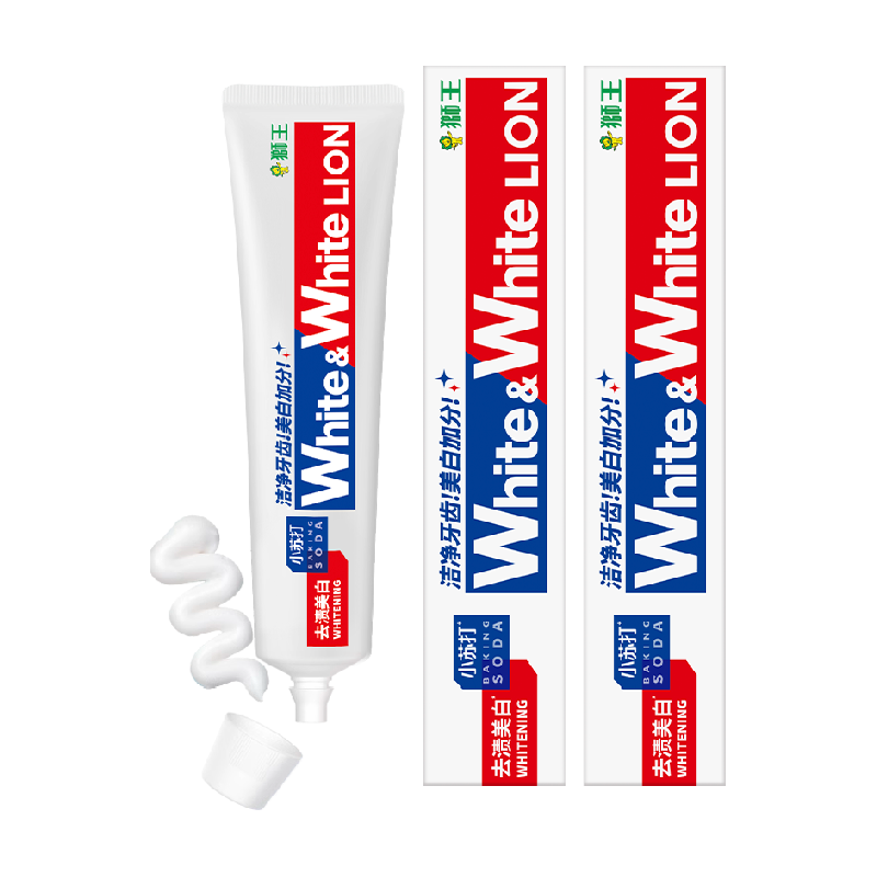 LIONʨ�� WHITE&WHITE���������С�մ��������� 120g��2֧