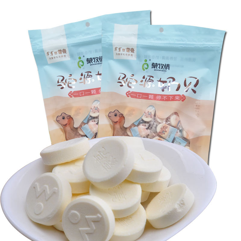 蒙亮驼源奶贝248g蒙牧情驼奶片