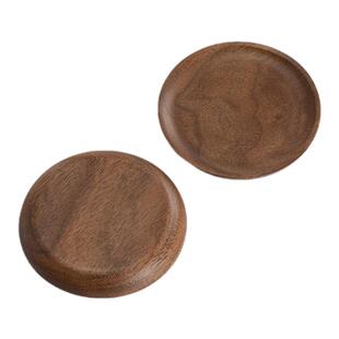 南山先生行圆北美胡桃木杯垫茶杯底座杯托功夫茶具隔热垫茶道配件