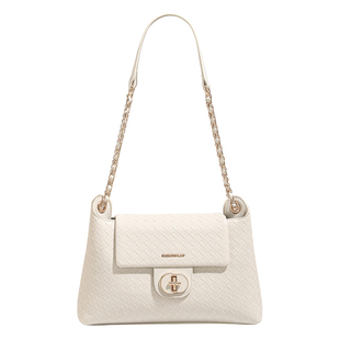 香港品牌轻奢小众编织包包女2026新款大容量通勤斜挎包链条腋下包