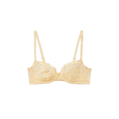 Intimissimi意舒漫夏季新品性感纯欲深V花卉蕾丝文胸RBD2601
