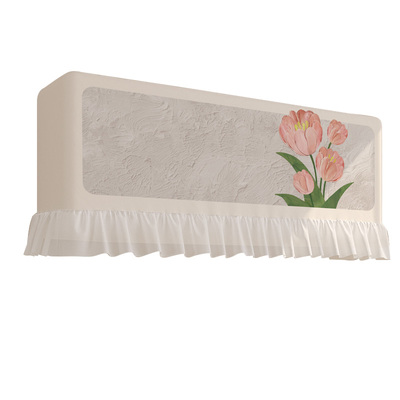 挡风帘开机不取挂机空调罩防尘套