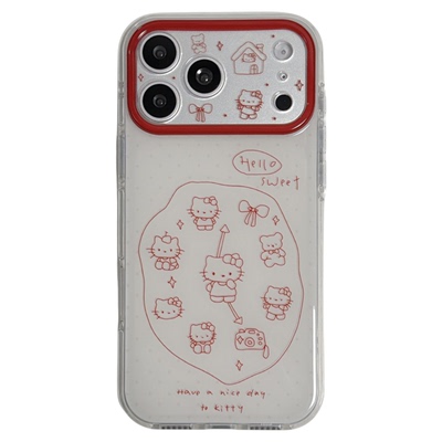 简约线条猫咪时钟适用苹果手机壳