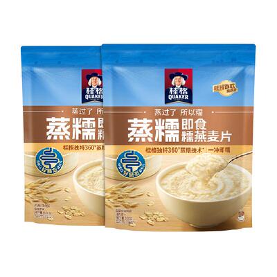 桂格蒸糯即食燕麦片新品