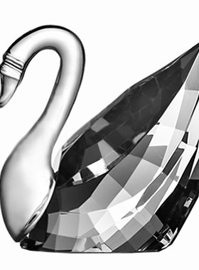 crysart纳福保平安转水晶天鹅