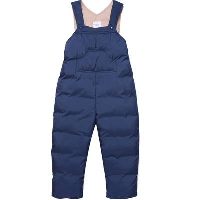 雅鹿儿童连体背带冬季羽绒裤