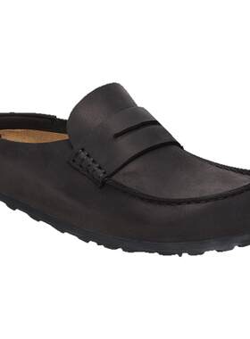 BIRKENSTOCK勃肯涂油皮包头拖鞋