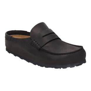 BIRKENSTOCK勃肯德国进口新品男女款牛皮革涂油Naples包头拖鞋