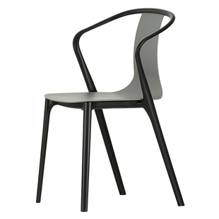 初森家具Belleville Armchair贝尔维尔扶手椅/简约塑料堆叠餐椅子