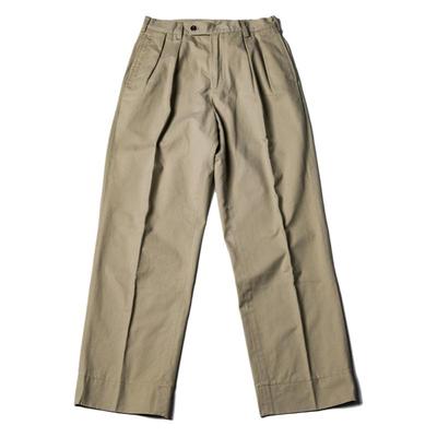 高腰阔腿卡其裤子太子休闲泡裤