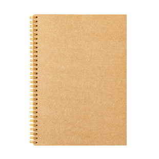 牛皮线圈本A4笔记本子考研横线a5初中生加厚空白网格本活页本日记方格记事本b5高中生专用记录小学生错题本子