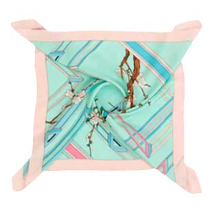 故宫焕彩谐趣方巾丝巾春夏真蚕丝女士头巾印花生日礼物母亲节礼物