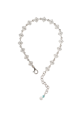 shannai原创宝相纹花925纯银手链