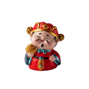 【成功上岸】文曲星汽车装饰品摆件五路财神车载摆件解压工位饰品