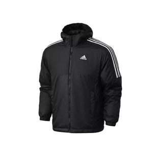Adidas阿迪达斯正品男款冬季旅游时尚潮流棉服连帽保暖休闲服外套