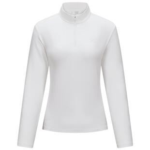 KELME卡尔美长袖运动T恤女春季新款半拉链健身跑步透气速干训练服