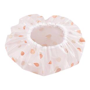 加厚浴帽防水沐浴帽淋浴双层头套帽厨房防油烟帽子女士款洗澡发套