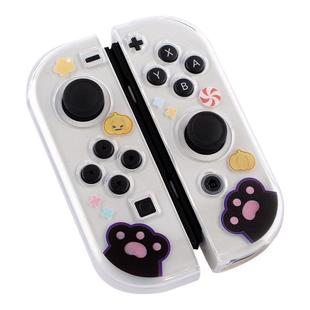 任天堂switch2 joycon手柄oled NS通用保护套分离式硬壳透明软壳