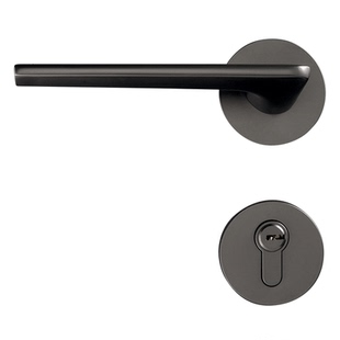 名门静音门锁卧室内家用磁吸锁现代轻奢卫生间木门把手分体通用型